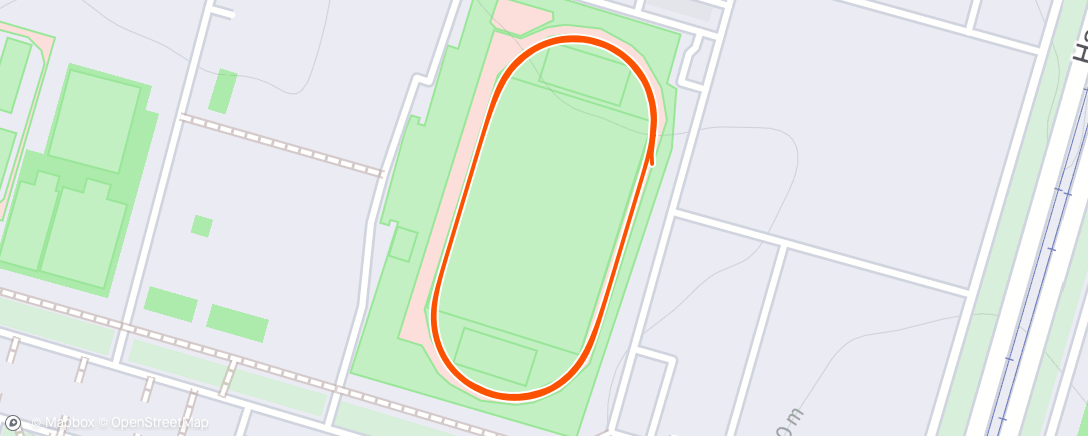 Map of the activity, Вечерний забег