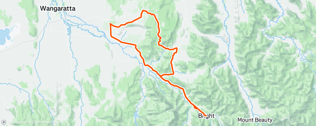 Карта физической активности (Accidental rail trail adventures around Beechworth - saved by Good Samaritans !)