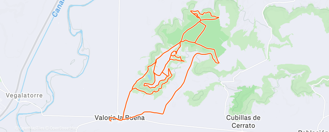 Map of the activity, Morning Ride