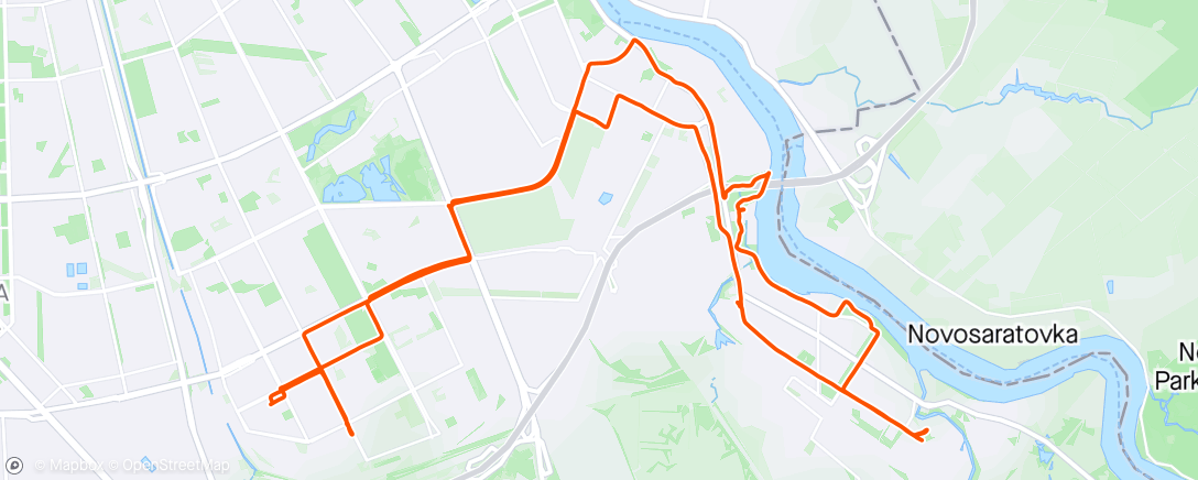 Map of the activity, По делам 🚴‍♀️