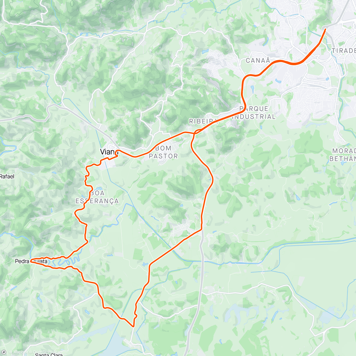 アクティビティ「Giro antes da chuva 28/366」の地図