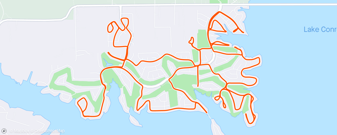 Map of the activity, Gravel bike shakeout - Z1