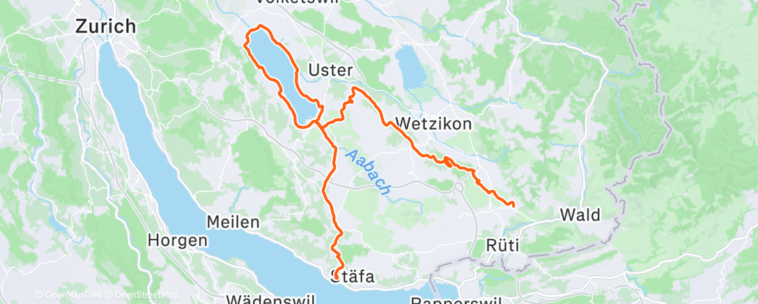 Mapa de la actividad (Radfahren)
