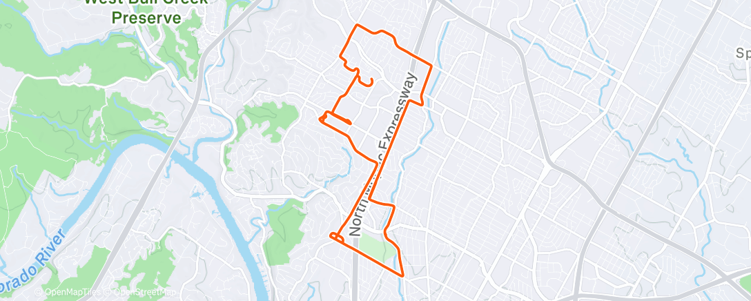 Map of the activity, Lunch Ride