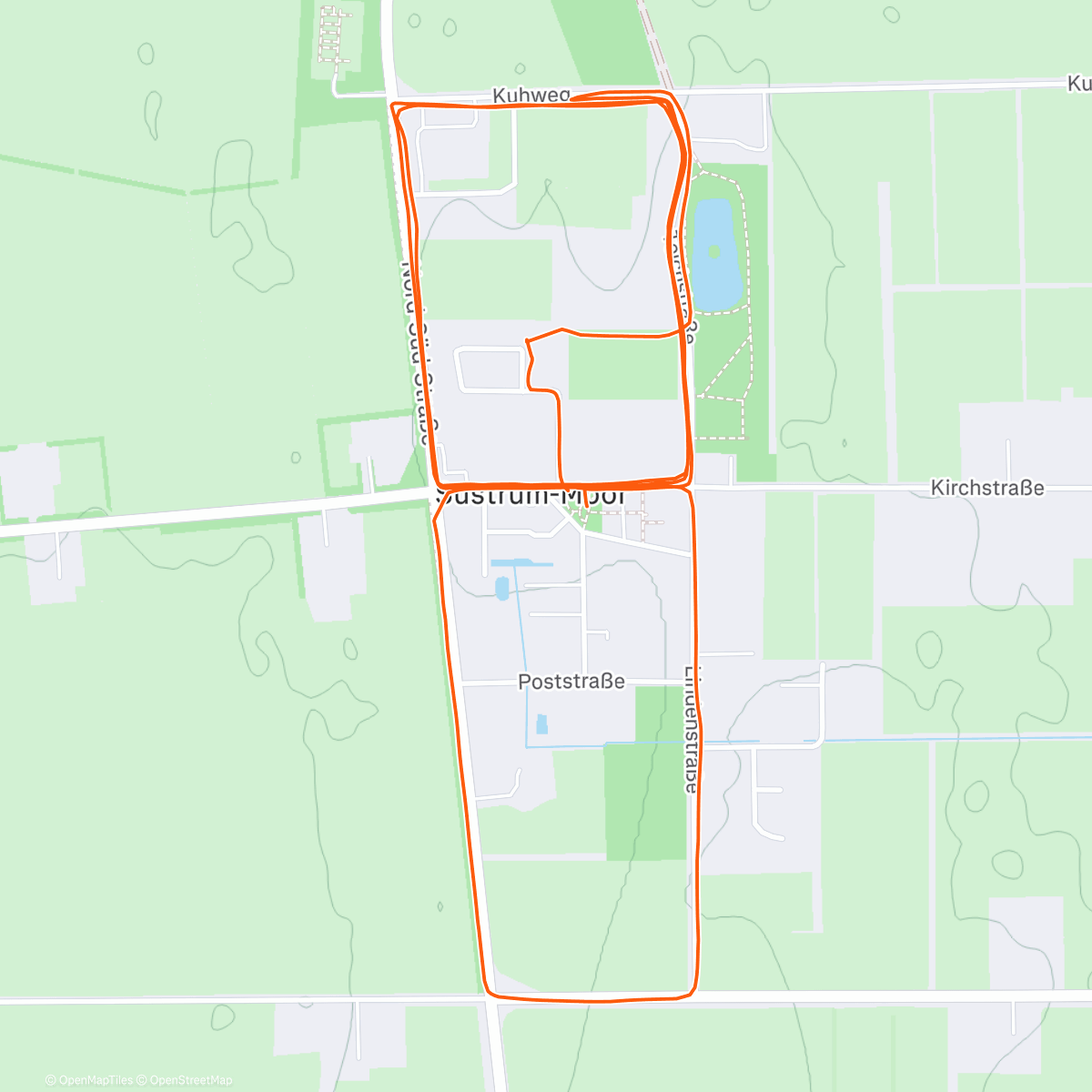Map of the activity, TAG 245 - SILVESTERLAUF 2025 - EINTRACHT NEULANGEN