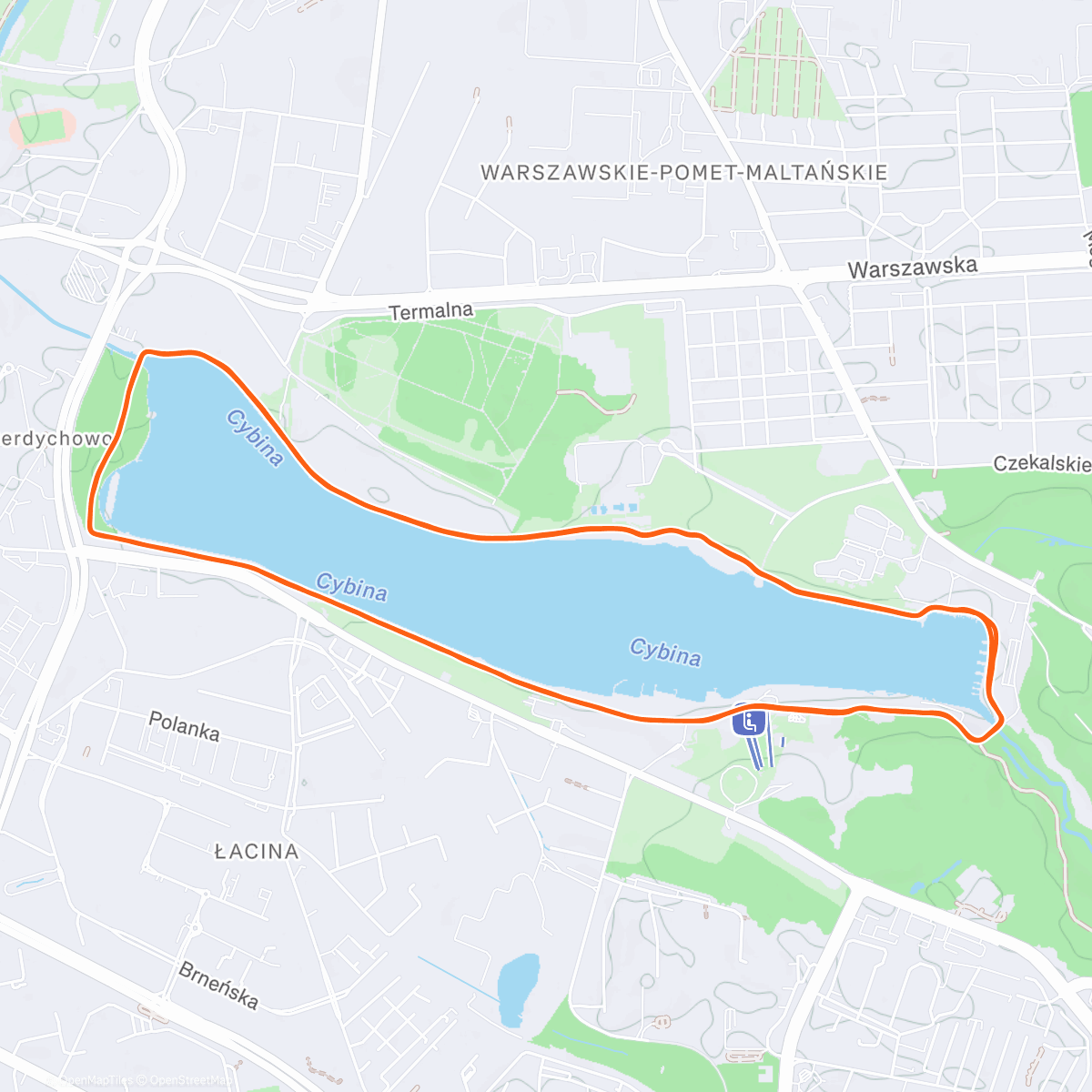 Карта физической активности (New Year's Eve Run)