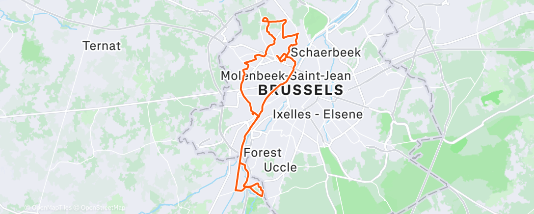 Map of the activity, Namiddagrit