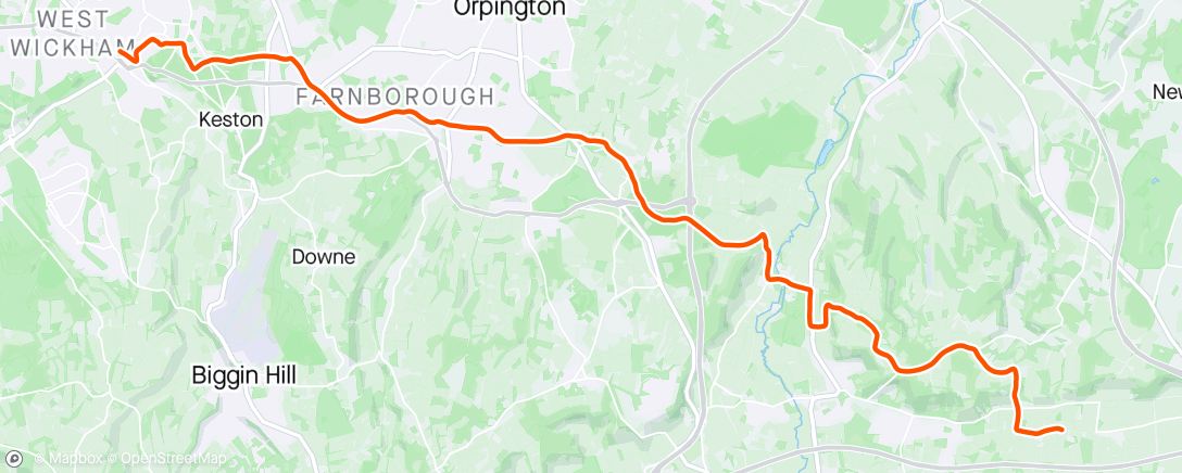 Map of the activity, Post manflu early commute