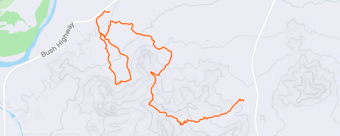Map of the activity, Red Mountain Rush