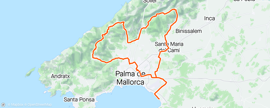 Map of the activity, Mallorca 6
