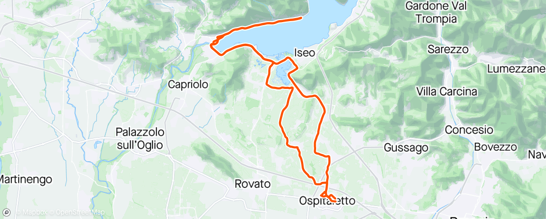 Map of the activity, Gallerie di Predore scudiero di Geppo