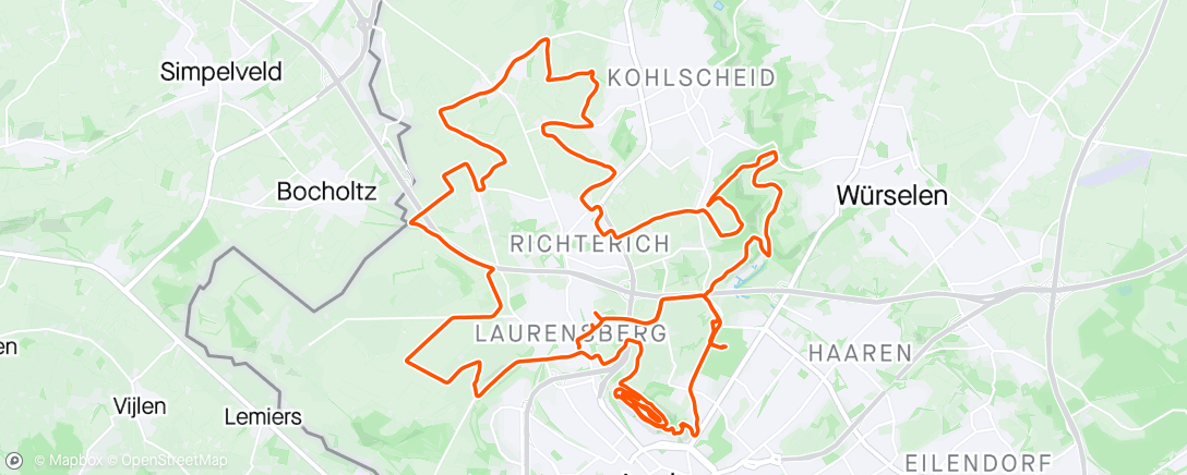 Mapa da atividade, Streckencheck.