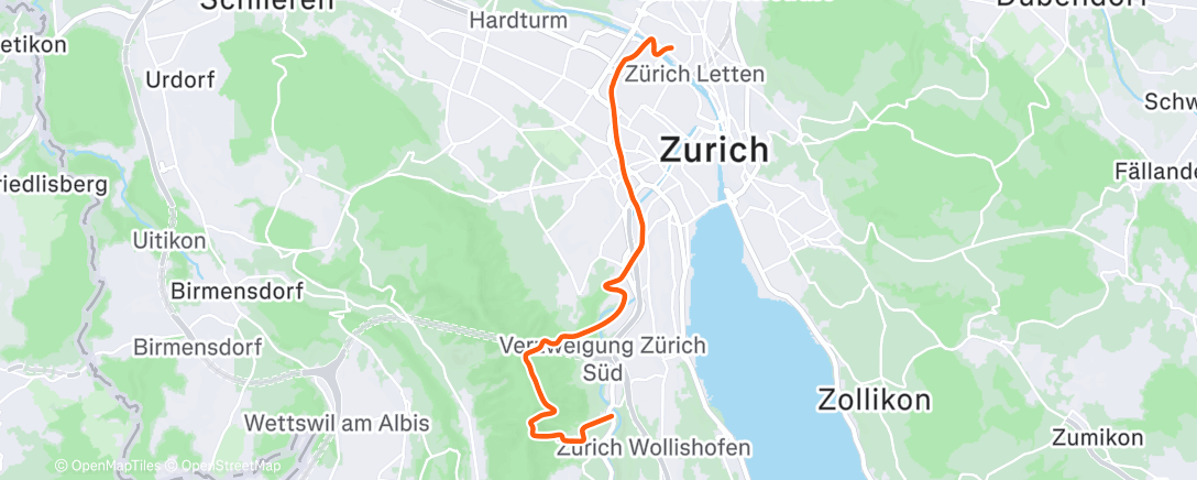 Map of the activity, MyWhoosh - 8min Rolling TT