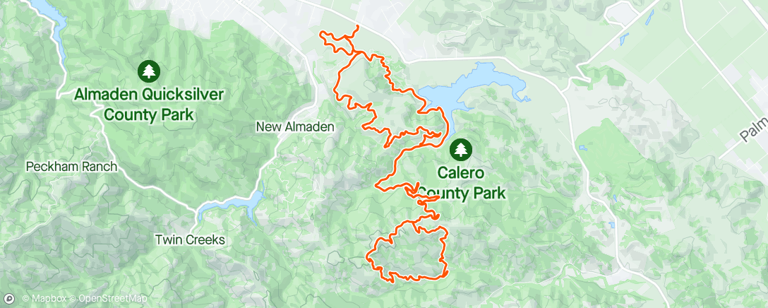 Карта физической активности (Morning E-Mountain Bike Ride)