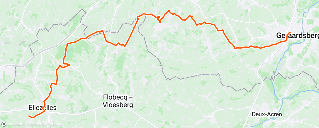 Map of the activity, Ochtendloop