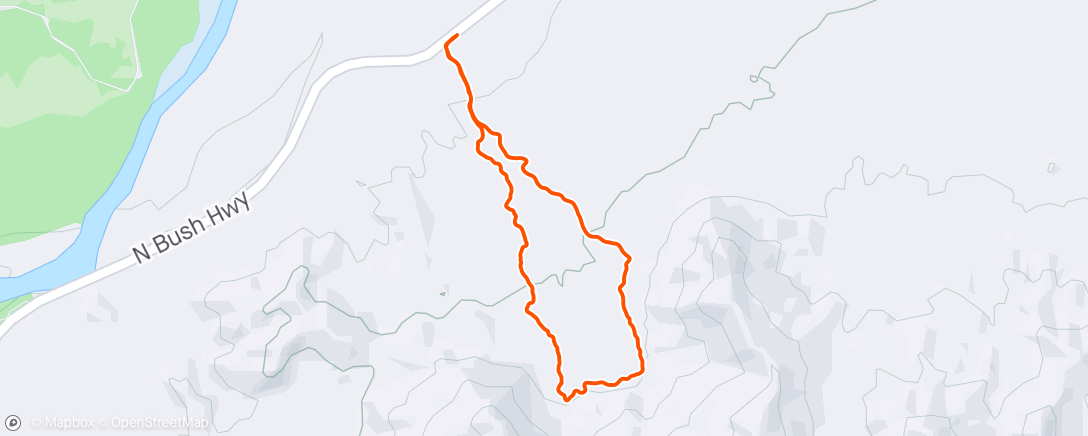 Map of the activity, Slaydies Spring Challenge Trail Ride/Session