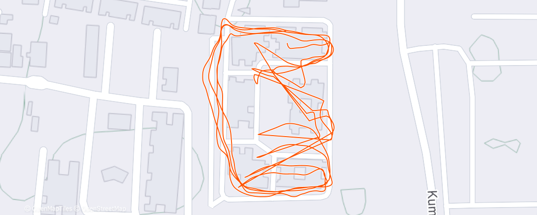 Map of the activity, Morning Walk