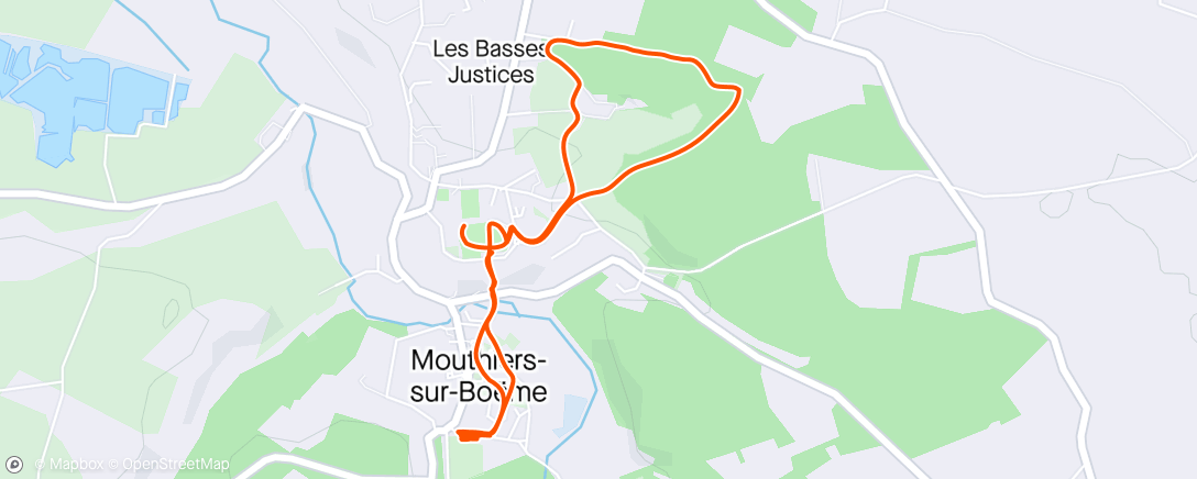 Map of the activity, Fractionné Rapid's
