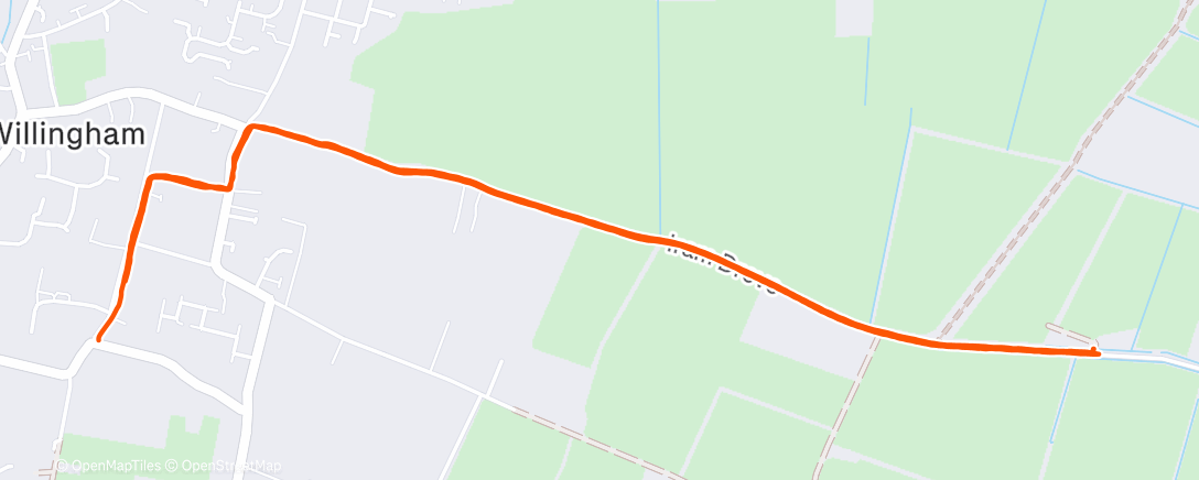 Map of the activity, Day #2,033/4,292 #runpreneurchallenge Total raised so far £40,301/£1,000,000 Total distance so far 15,790.11km/40,075km