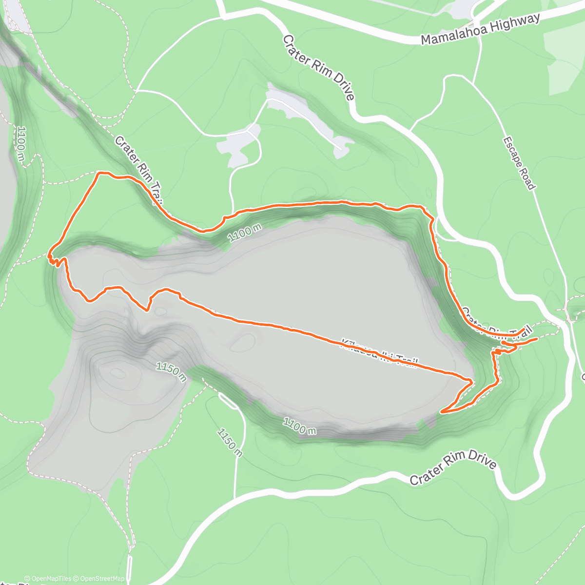 Map of the activity, Kilueua Iki 🌋