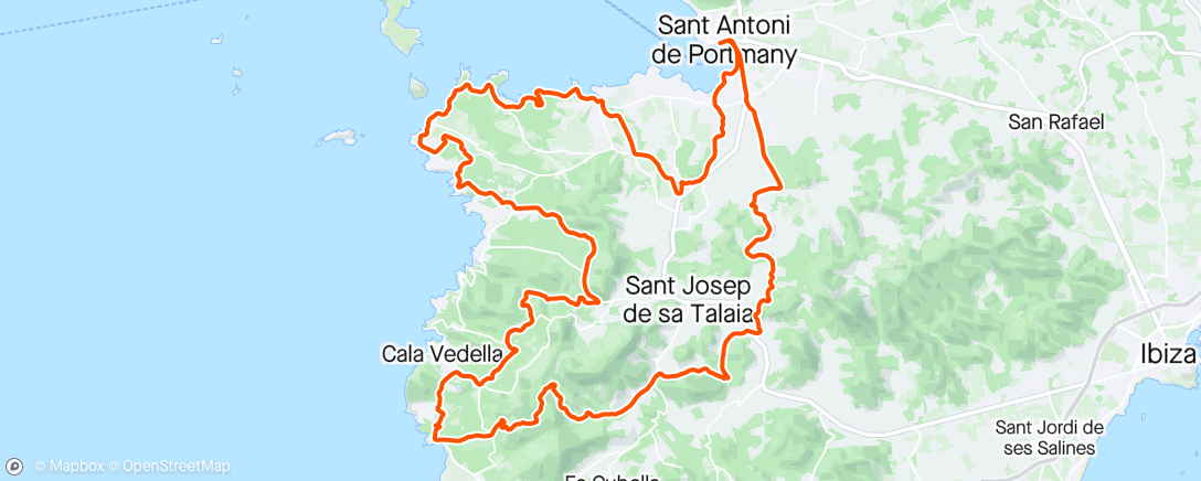 Map of the activity, Etapa 3 Vuelta a Ibiza