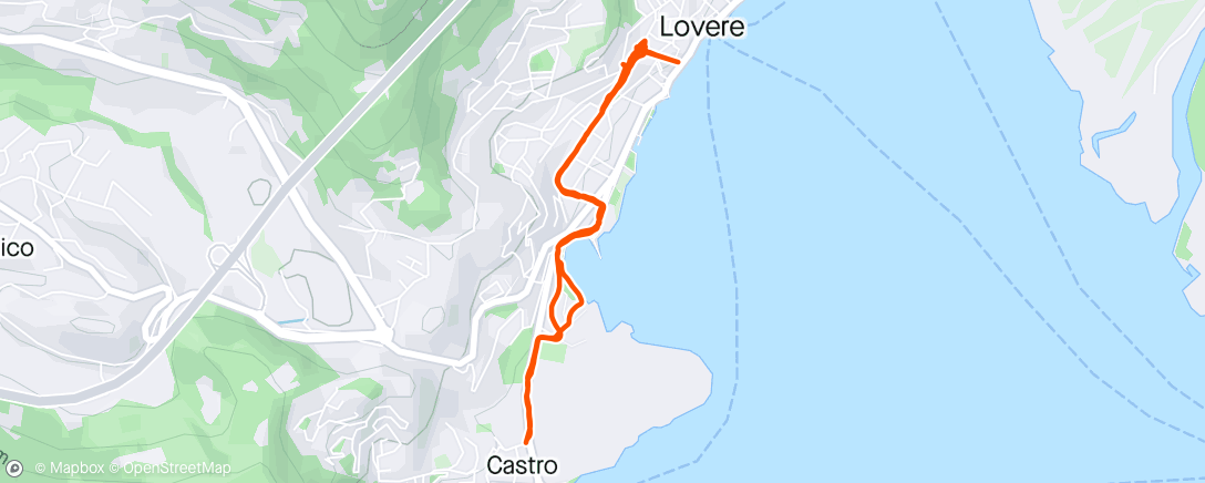 アクティビティ「Camminata pomeridiana」の地図