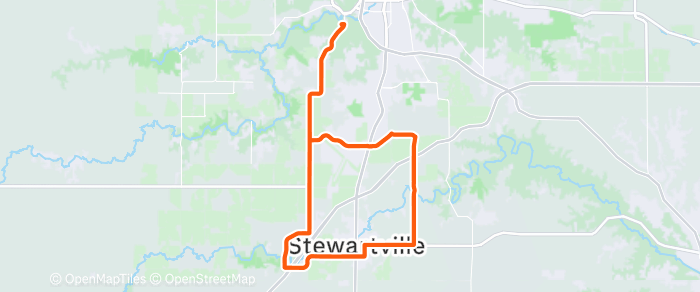Route map for Sunday 7/12 Social/Recovery Ride