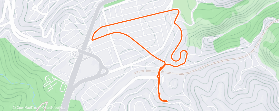 Map of the activity, Vai ali e volta com morro