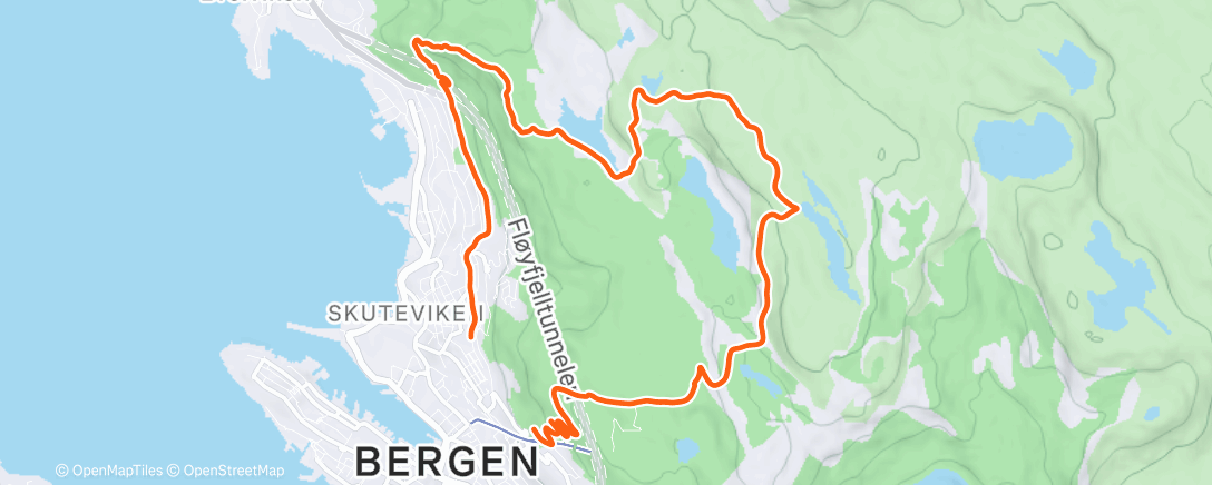 Карта физической активности (Lunch Trail Run)