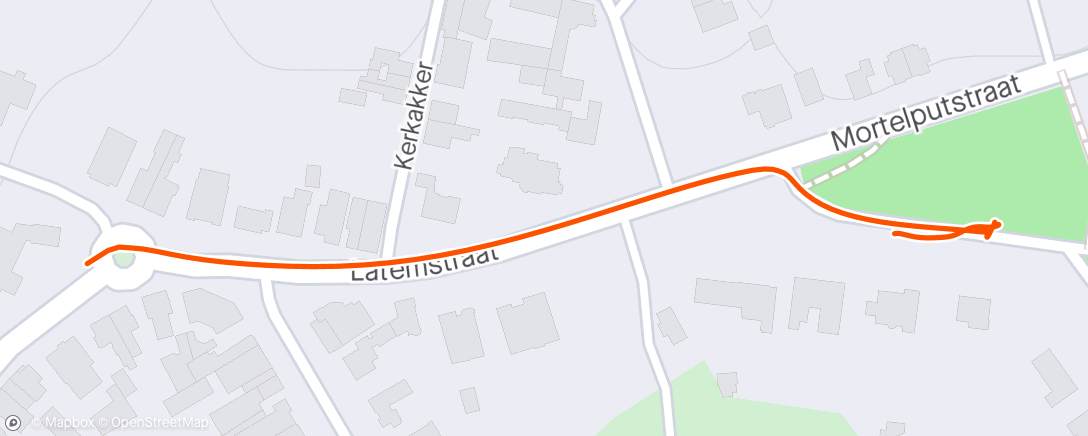Map of the activity, Sint-Martens-Latem