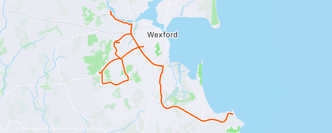 Карта физической активности (Morning Ride)