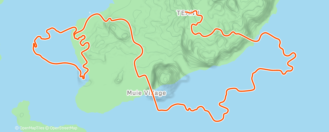 Map of the activity, Zwift - Group Ride: Rapha Festive 500 with Maria @ 2.2 W/KG on Triple Flat Loops in Watopia