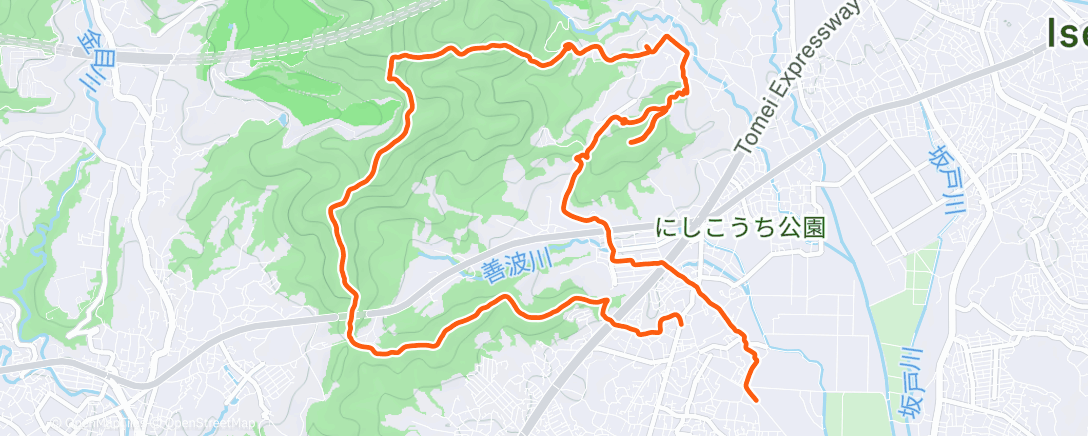 Map of the activity, Hijirimine Fudoson