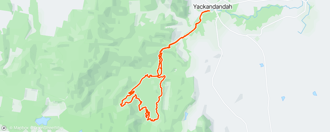 Map of the activity, Yack Purple Track.