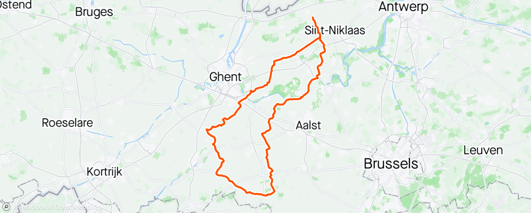 「Gavere - Geraardsbergen」活動的地圖