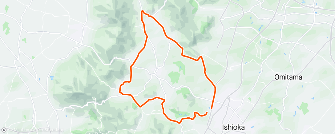 Map of the activity, 朝のライド(山崎)