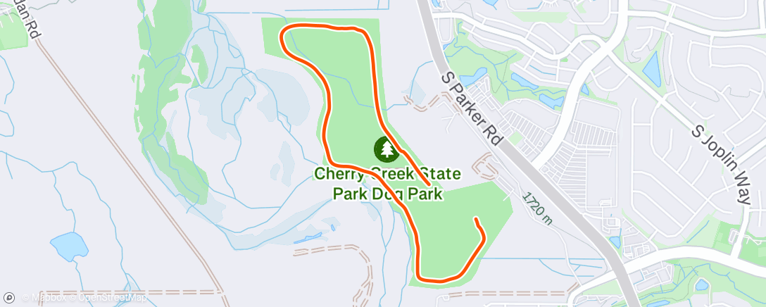 Map of the activity, Morning Hike