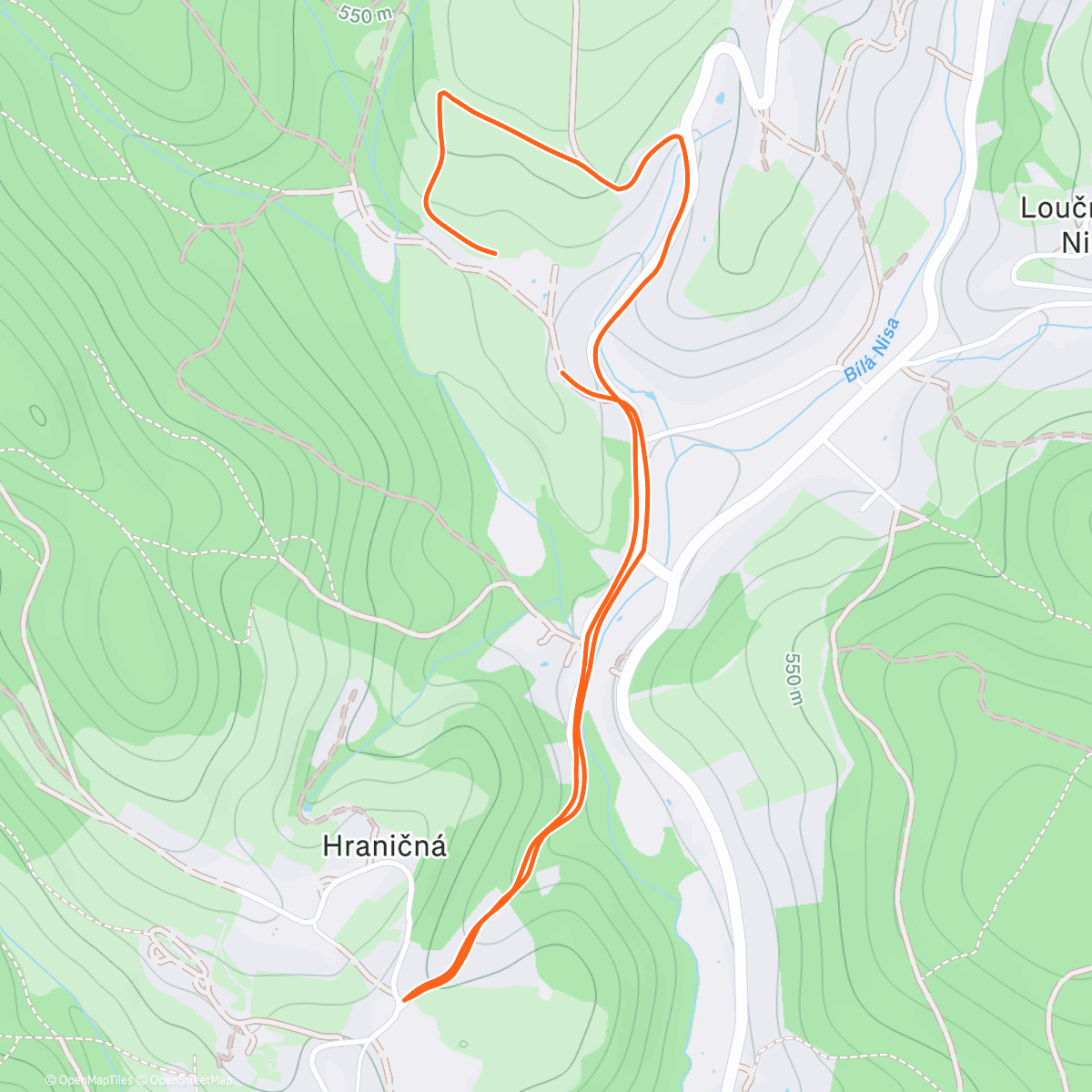 Map of the activity, Adventní výzva #8