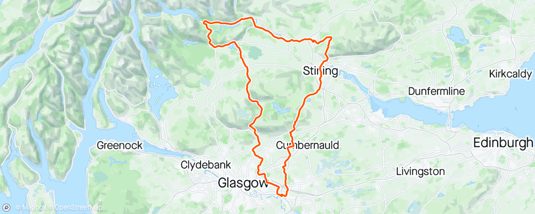 Map of the activity, Morning Ride - Pie Run…minus GGCC so did it solo!