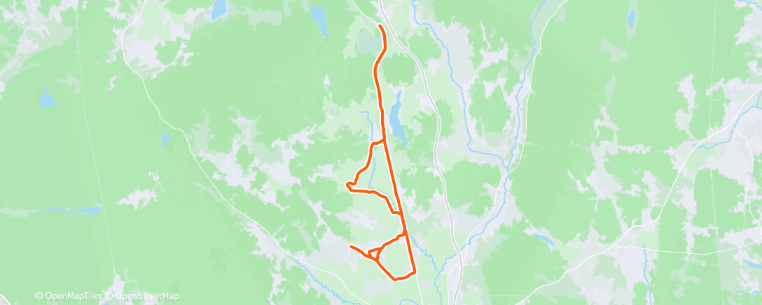 Map of the activity, 600 till Torkelsbo, Skuttunge, Högsta, Svista