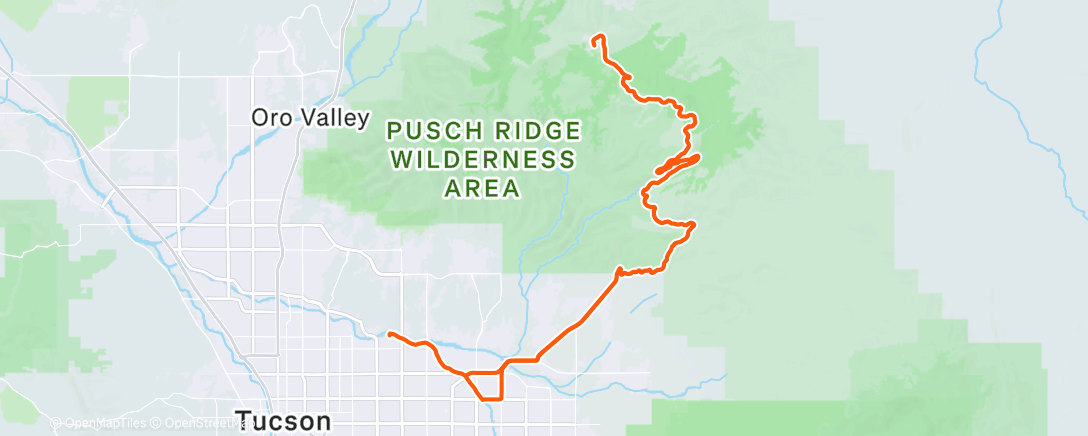 Peta aktivitas, Morning Ride