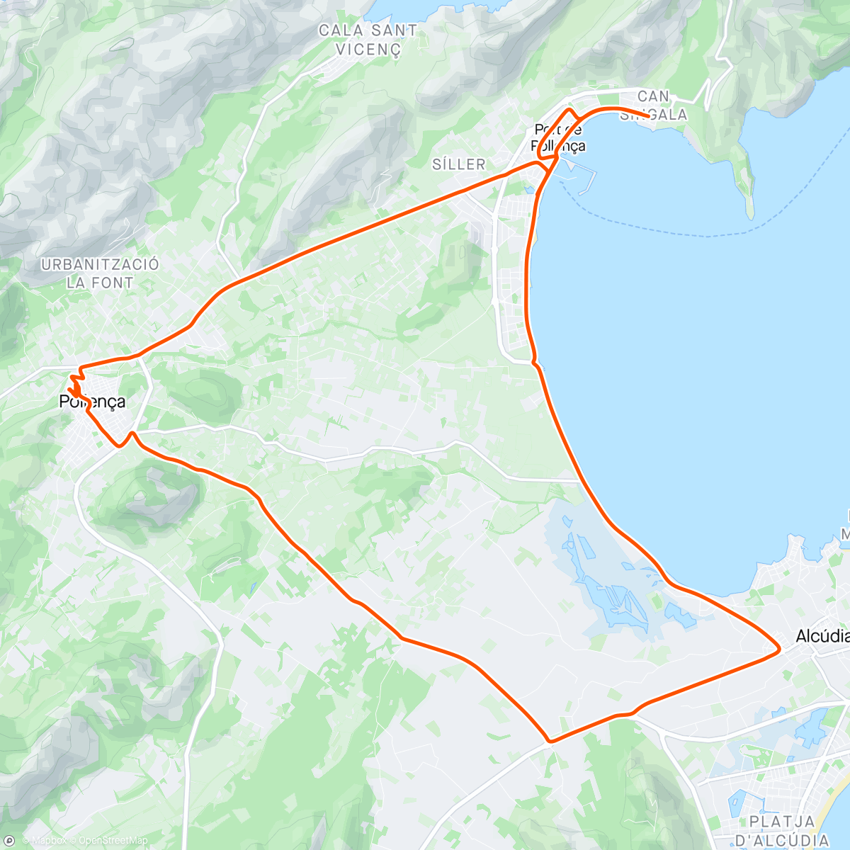 Map of the activity, Pollensa and Tolos post rain !