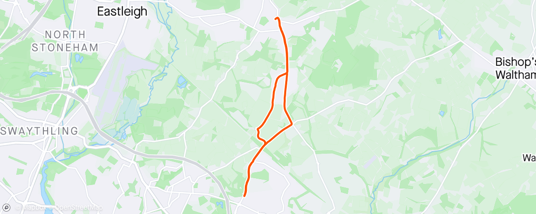 Mappa dell'attività Love a 10km easy run