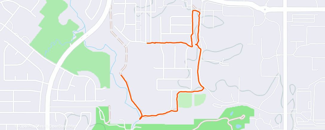 Map of the activity, Lunch Walk