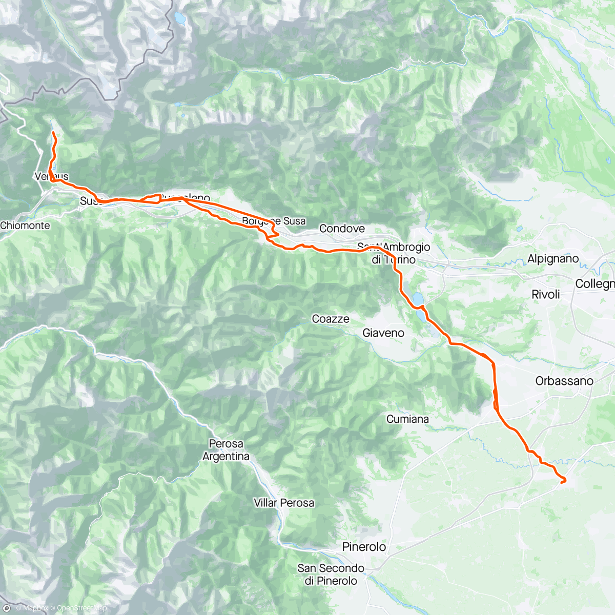 Map of the activity, Novalesa