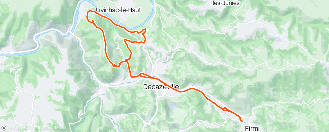 Map of the activity, Dimanche aprem