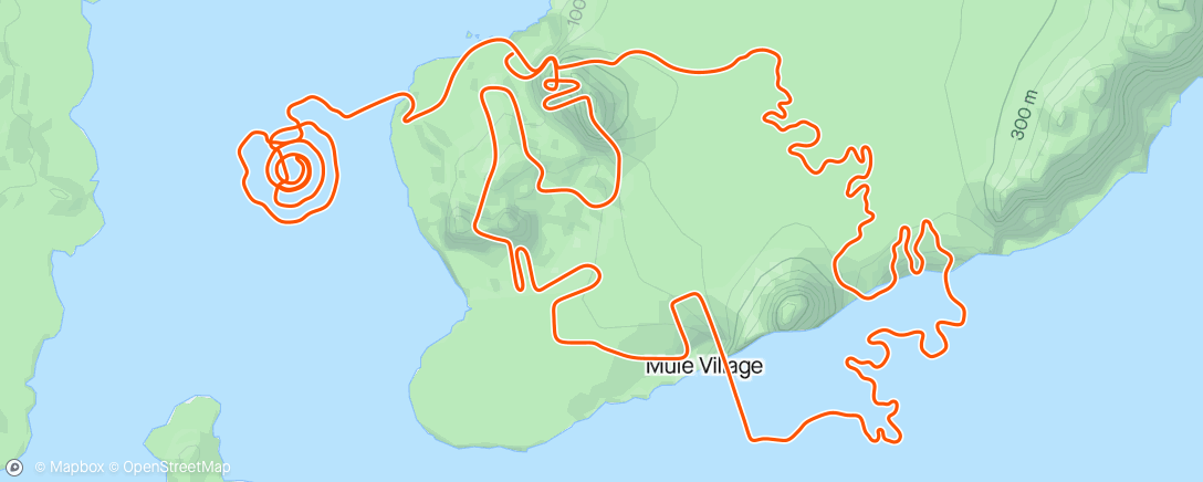 Карта физической активности (Zwift - Race: ZRG-CC Friday Race (E) on Three Little Sisters in Watopia)