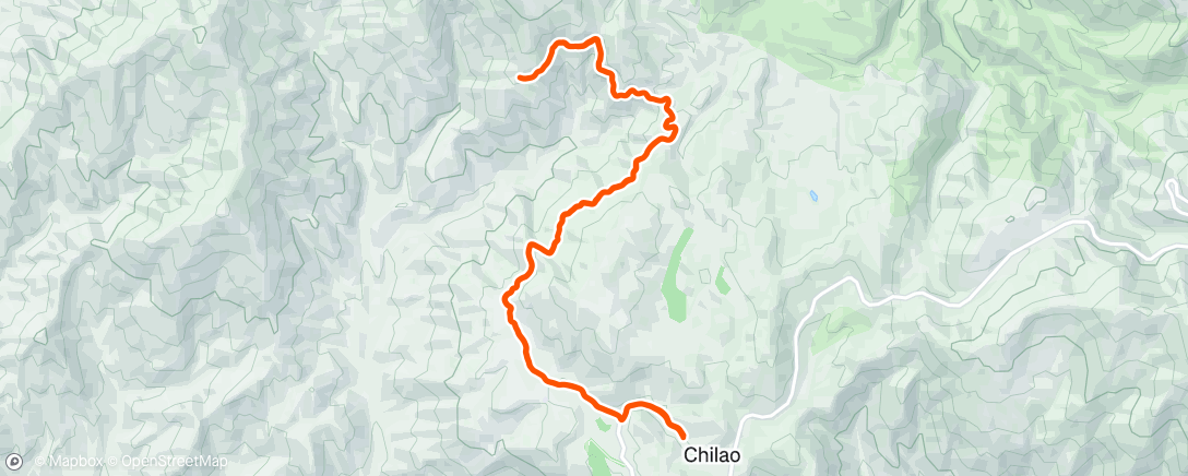 Map of the activity, Morning Trail Run