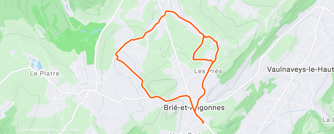 Map of the activity, ALE solo : 9x2 sur boucle vallonnée 🔥🥵 R1’