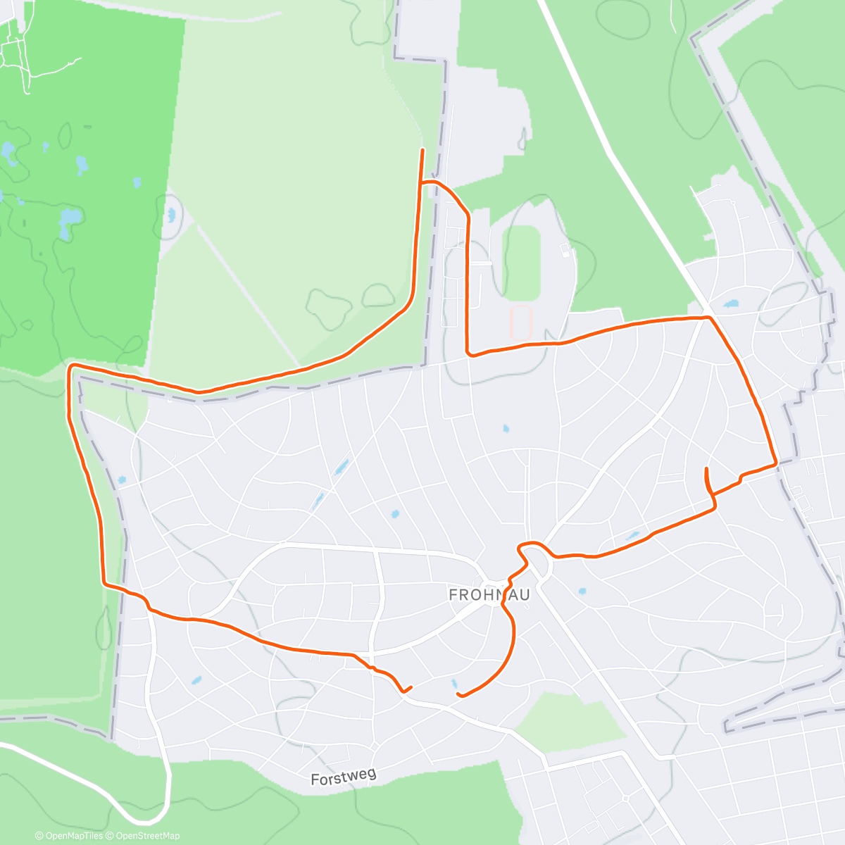 Карта физической активности (Afternoon Run - Berlin #3🎅)